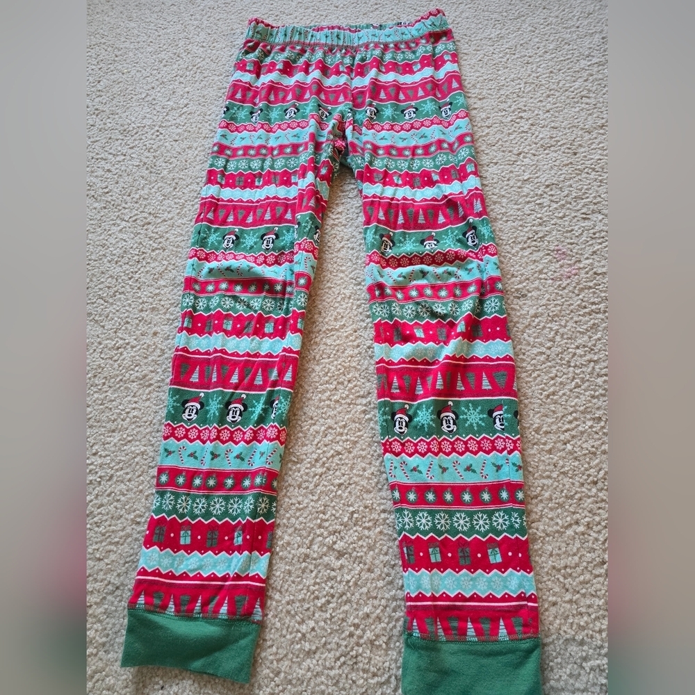 124. Disney Store XMAS PJ Pants XS Small - Picture 2 of 6